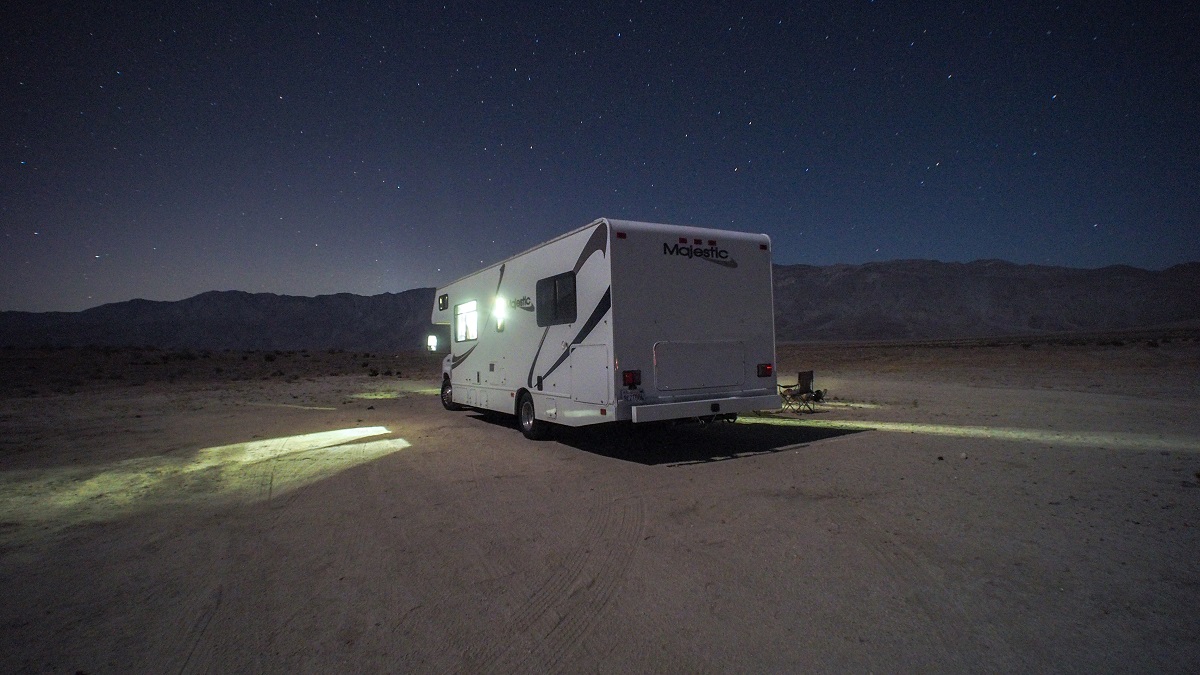 mobile camping with RV