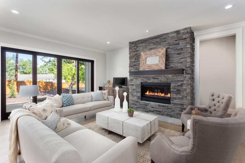 A modern minimalist living room